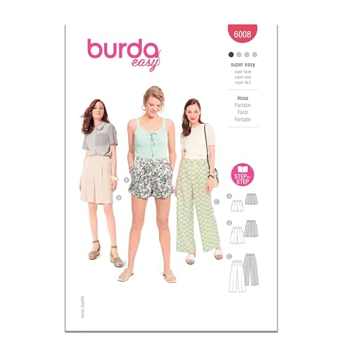 Burda Style Schnittmuster B6008 Damenhose Burda Style Schnittmuster B6008 Damenhose von Burda