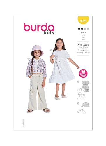Burda Style Schnittmuster B9225 Kinderjacke und Kleid Burda Style Schnittmuster B9225 Kinderjacke und Kleid von Burda