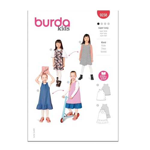 Burda Style Schnittmuster B9238 Kinderkleid Burda Style Schnittmuster B9238 Kinderkleid von Burda