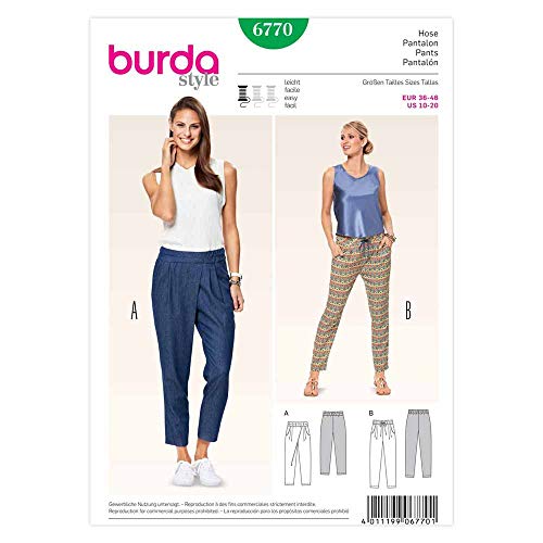 Burda b6770 Schutzpatron von Hose von Burda