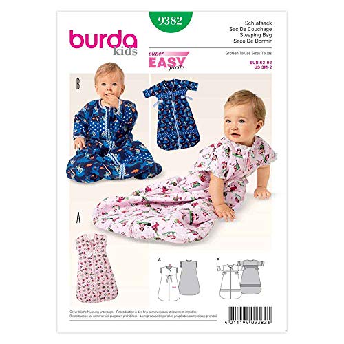 Burda b9382 Schnittmuster Schlafsack, Papier weiß 19 x 13 x 1 cm von Burda