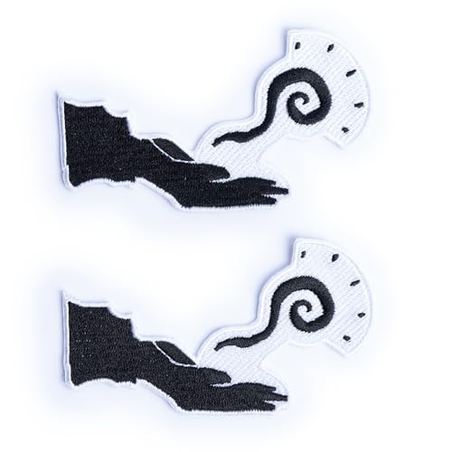 Burgschneider - Dungeons & Dragons Klassensymbol Patch-Set Magier (Standard, Unisex, Synthetisch) Mittelalter, Fantasy - von Burgschneider