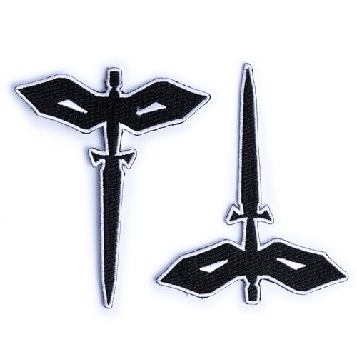 Burgschneider - Dungeons & Dragons Klassensymbol Patch-Set Schurke (Standard, Unisex, Synthetisch) Mittelalter, Fantasy - von Burgschneider