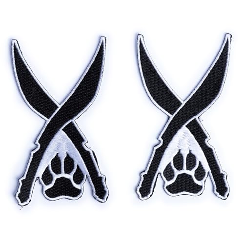 Burgschneider - Dungeons & Dragons Klassensymbol Patch-Set Waldläufer (Standard, Unisex, Synthetisch) Mittelalter, Fantasy - von Burgschneider