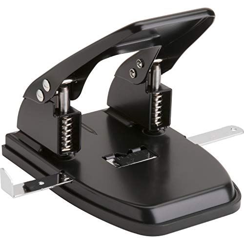 2-Lochstanzer, 6,35 mm, 6,4 cm Mitte, Kapazität 30 Blatt, Schwarz 2-Lochstanzer, 6,35 mm, 6,4 cm Mitte, Kapazität 30 Blatt, Schwarz von Business Source