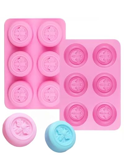 Buttah Beanz Bienen-Silikon-Seifenformen, 6 Mulden, rund, Honigbienenenenen-Bauernhaus für hausgemachte Seifen, Lotion-Riegel, Badebombe, Bienenwachs, Teelichtkerzen, Wachsschmelzen, Harz, Schokolade Buttah Beanz Bienen-Silikon-Seifenformen, 6 Mulden, rund, Honigbienenenenen-Bauernhaus für hausgemachte Seifen, Lotion-Riegel, Badebombe, Bienenwachs, Teelichtkerzen, Wachsschmelzen, Harz, Schokolade von Buttah Beanz