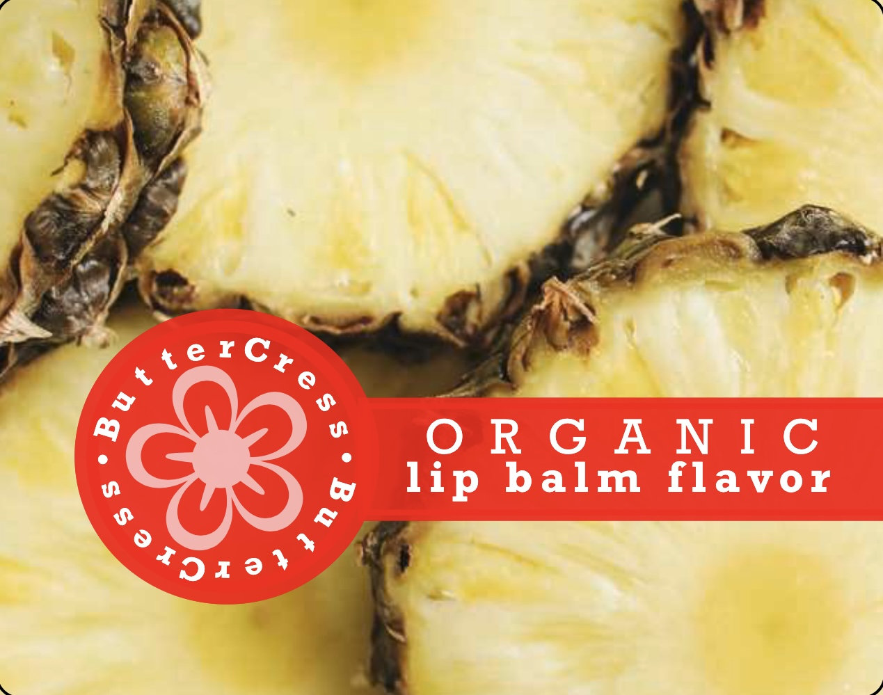 Ananas Bio-Lippenbalsam-Aromaöl | Ungesüßtes Lippenaroma Für Balsam, Gloss & Peelings von ButterCress
