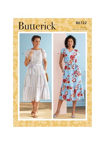 Butterick B6722-E5 B6722E5 Damenkleider, E5 (14-16-18-20-22) von Butterick