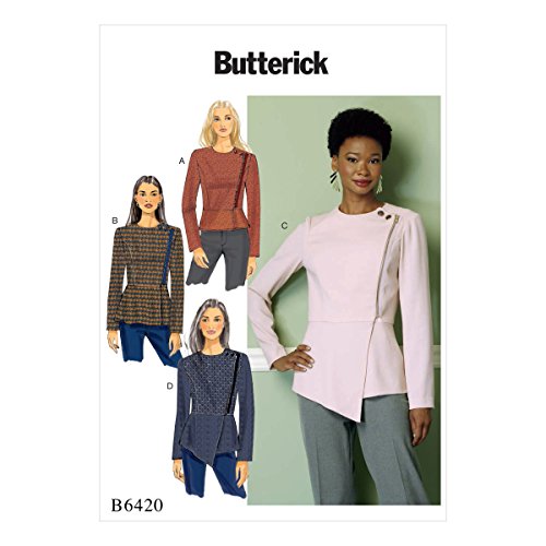 Butterick Patterns Butterick 6420 A5, Schnittmuster Jacke, Größen 6–14, Mehrfarbig von Butterick Patterns