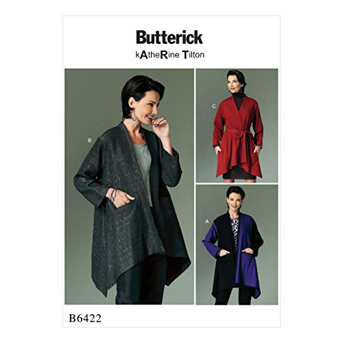 Butterick Patterns Butterick 6422 A5, Schnittmuster Jacke, Größen 6–14, Mehrfarbig von Butterick Patterns
