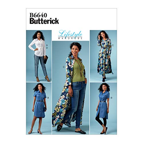 BUTTERICK B6640A5 Easy to Sew Women's Petite Top, Pants, and Dress Sewing Patterns, Sizes 6-14 Schnittmuster von Butterick