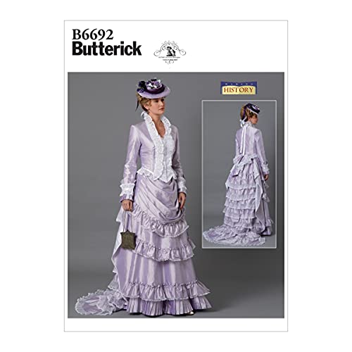 Butterick B6692A5 Schnittmuster, Papier, weiß, Verschiedene Größen von Butterick