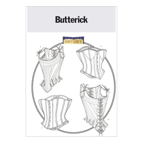 Butterick Schnittmuster, Baumwolle, Metall, weiß, 12-14-16 von Butterick