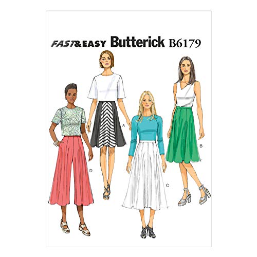 Butterick Schnittmuster, Leinen, weiß, E5 (14-16-18-20-22) von Butterick