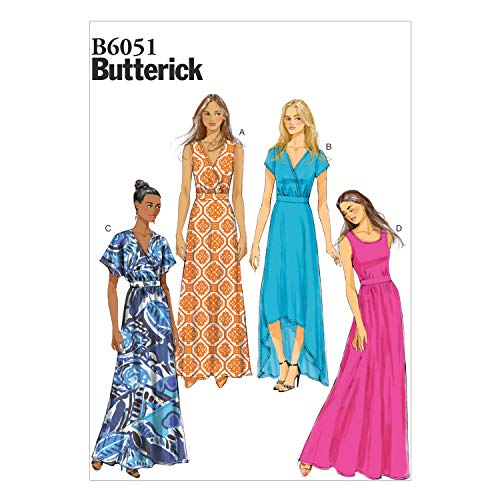 BUTTERICK PATTERNS B6051 Misses' Dress Sewing Template, Size F5 (16-18-20-22-24) von Butterick