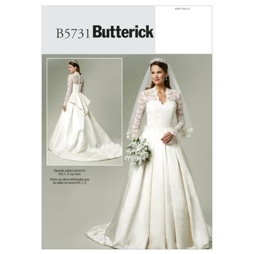 Butterick B5731 EE(14-16-18-20) B5731 Schnittmuster zum Nähen, Elegant, Extravagant, Modisch von Butterick