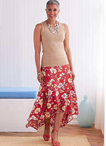 Butterick B6818F5 Damenrock/Hose, mehrfarbig, 16-18-20-22-24 von Butterick