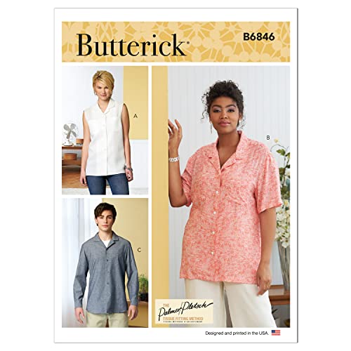 Butterick B6846XN Unisex Top/Weste XN (XL-XXL-XXXL) von Butterick