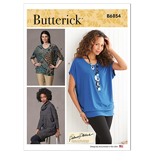 Butterick B6854F5 Damenoberteil/Weste F5 (16-18-20-22-24) von Butterick