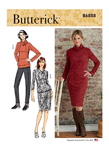 Butterick B6858Y Damen Sportswear Y (XS-S-M), Papier von Butterick