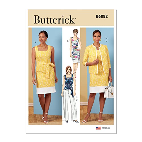 Butterick B6882F5 Damenbekleidung F5 (16-18-20-22-24), Papier von Butterick