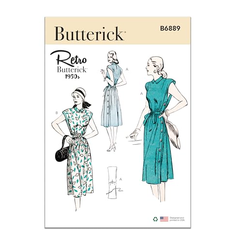Butterick B6889F5 Damenkleid F5 (16-18-20-22-24) von Butterick