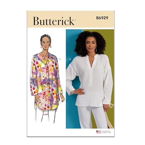 Butterick B6929Y5 Damenoberteil und Tunika Y5(18-20-22-24-26) von Butterick