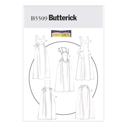 Butterick BTK 5509 XY (S-M-L) B5509 Schnittmuster zum Nähen, Elegant, Extravagant, Modisch von Butterick