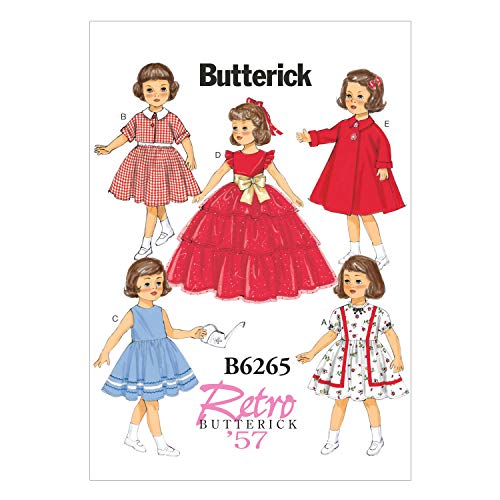 Butterick Patterns 6265 OSZ 18 Puppe Kleidung von Butterick
