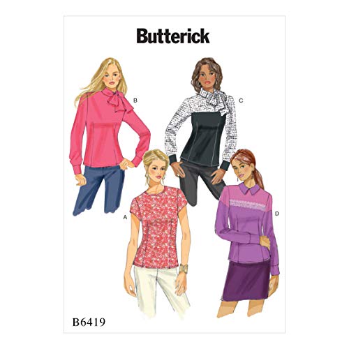 Butterick Patterns Butterick 6419 A5, Schnittmuster Bluse, Größen 6–14, Mehrfarbig Butterick Patterns Butterick 6419 A5, Schnittmuster Bluse, Größen 6–14, Mehrfarbig von Butterick