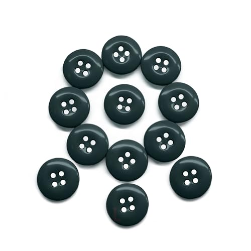 ButtonMode Industrielle Hosenknöpfe (passend für Carhartt, Dickies, Red Kap Arbeitshosen), Klasse A, B, C, Werkstatt, kommerzielle industrielle Stärke, Knöpfe mit einer Größe von 17 mm, Grün / Dunkel von ButtonMode