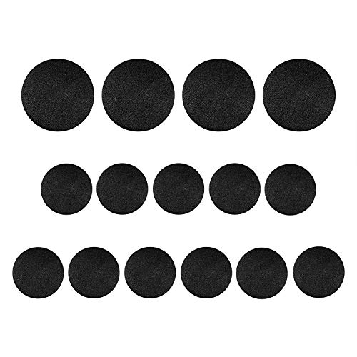 ButtonMode Smoking-Anzugknöpfe, 15-teiliges Set, enthält 4 Knöpfe vorne x 19 mm und 11 Jackenärmel und Kleiderhosen-Knöpfe x 15 mm, schwarzer Satin, glatt, 15 Knöpfe ButtonMode Smoking-Anzugknöpfe, 15-teiliges Set, enthält 4 Knöpfe vorne x 19 mm und 11 Jackenärmel und Kleiderhosen-Knöpfe x 15 mm, schwarzer Satin, glatt, 15 Knöpfe von ButtonMode