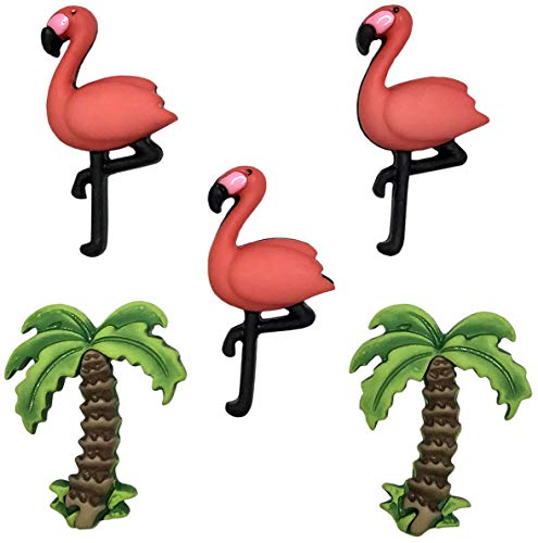 BUTTONS GALORE, INC 4344 Knopf-Themen-Set, Pink Flamingo BUTTONS GALORE, INC 4344 Knopf-Themen-Set, Pink Flamingo von Buttons Galore