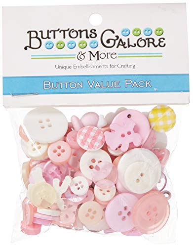 Knöpfe Galore Baby Girl, aus Kunststoff, mit Druckknopf von Buttons Galore