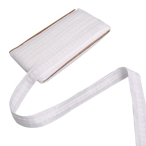 Gardinenband Kräuselband, Polyester Reihband Vorhang 30M*2.5cm, Faltenband Universalband, Universalband Weiß Gardinen, Vorhangband Gardinen Überschrift Band für Gardine Haken Gardinenband Kräuselband, Polyester Reihband Vorhang 30M*2.5cm, Faltenband Universalband, Universalband Weiß Gardinen, Vorhangband Gardinen Überschrift Band für Gardine Haken von Butyeak