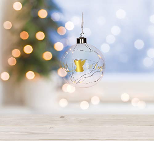 Butzon & Bercker Glaskugel mit LED-Lichterkette - Ein Engel für dich Butzon & Bercker Glaskugel mit LED-Lichterkette - Ein Engel für dich von Butzon & Bercker