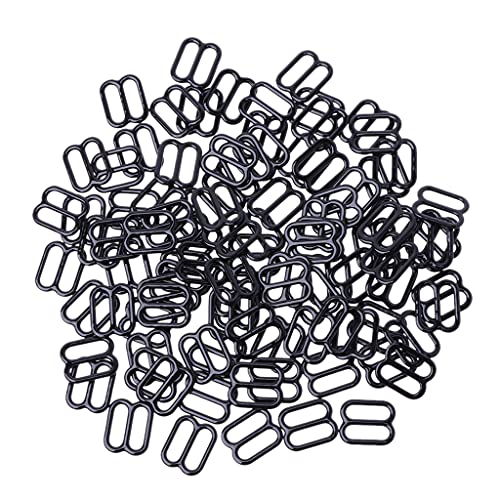 Buwei 100pcs Metall Dessous verstellbare Näh-BH Schieber Ringe Schnallen DIY 6mm-15mm Buwei 100pcs Metall Dessous verstellbare Näh-BH Schieber Ringe Schnallen DIY 6mm-15mm von Buwei