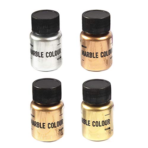Buwei 4 Farben Epoxidharz Farbstoff Glitter Marmor Metallic Pigment Resin Schmuck Maki von Buwei