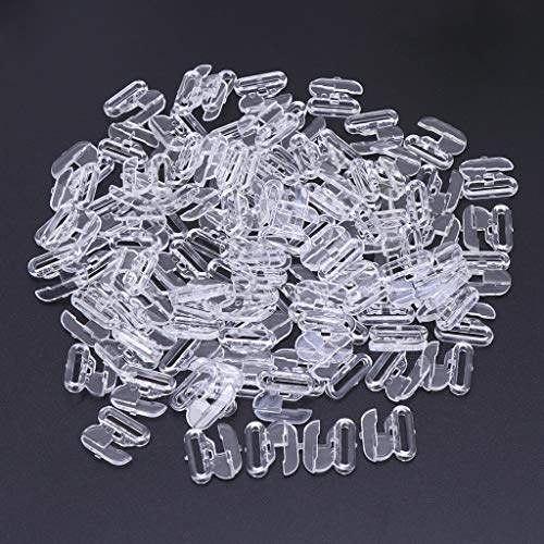 Buwei 50pcs Bikini Clips Haken Snap BH Verschlüsse Badeanzug Knöpfe Kleidung Nähen Schnallen von Buwei