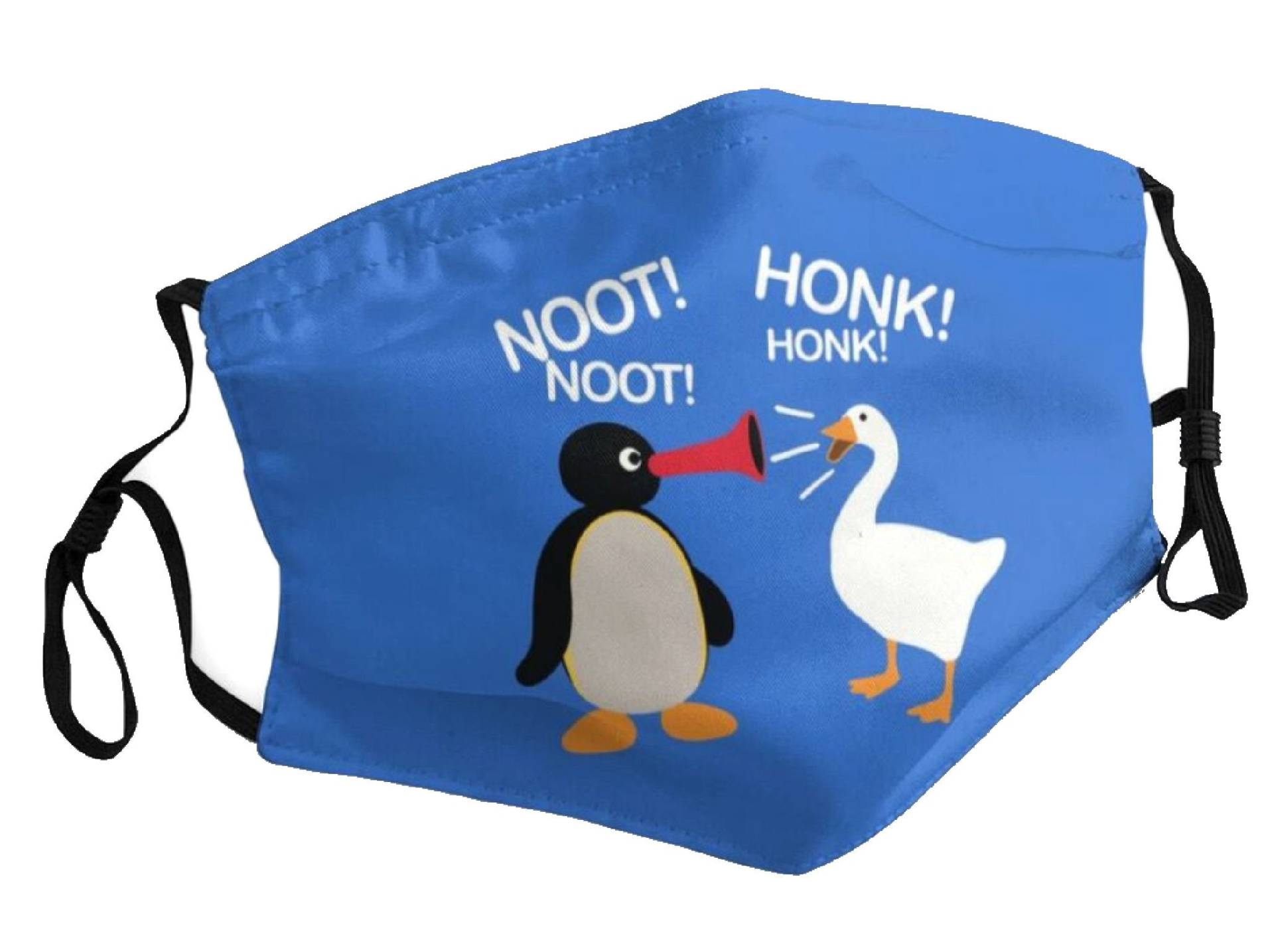 Pinguin Ente Gesichtsmaske Nasendraht Verstellbar Lustiges Geschenk Für Ihn Sie Kostenlos Uk Postage von BuyGiftPresents