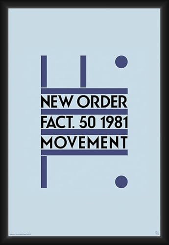 BUY ART FOR LESS Gerahmtes Kunstposter, offizielles Lizenzprodukt, 61 x 91 cm, stabiler Holzrahmen mit Plexiglas, fertig zum Aufhängen von Buyartforless