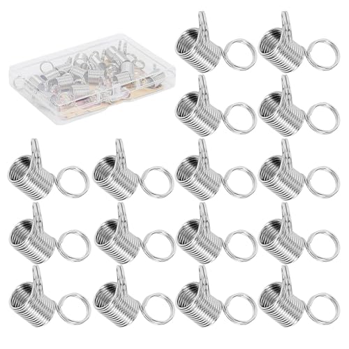 Perlenstopper Feder, Perlenstopper für die Schmuckherstellung | Perlenstopper aus Edelstahl für die Schmuckherstellung,16-teiliges tragbares, benutzerfreundliches Perlenwerkzeug, leichtes Perlenzubehö Perlenstopper Feder, Perlenstopper für die Schmuckherstellung | Perlenstopper aus Edelstahl für die Schmuckherstellung,16-teiliges tragbares, benutzerfreundliches Perlenwerkzeug, leichtes Perlenzubehö von Bvizyelck