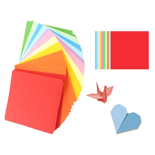 Bvxchg 100 Blätter 15x15 CM Origami Papier farbiges Papier Scrapbook Kunst und Handwerk für DIY 20 Farben Bvxchg 100 Blätter 15x15 CM Origami Papier farbiges Papier Scrapbook Kunst und Handwerk für DIY 20 Farben von Bvxchg