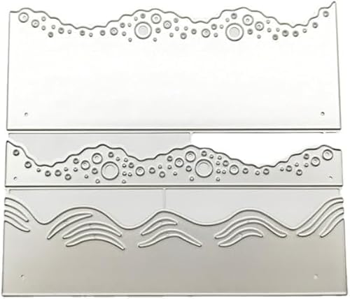 Metall-Stanzformen "Summer Ocean", Strandwellen-Schablonen für Scrapbooking und Bastelarbeiten, Stanz- und Prägewerkzeuge mit Meeresmotiv, Bastelschablonen, Sommer-Bastelbedarf Metall-Stanzformen "Summer Ocean", Strandwellen-Schablonen für Scrapbooking und Bastelarbeiten, Stanz- und Prägewerkzeuge mit Meeresmotiv, Bastelschablonen, Sommer-Bastelbedarf von Bwexxt