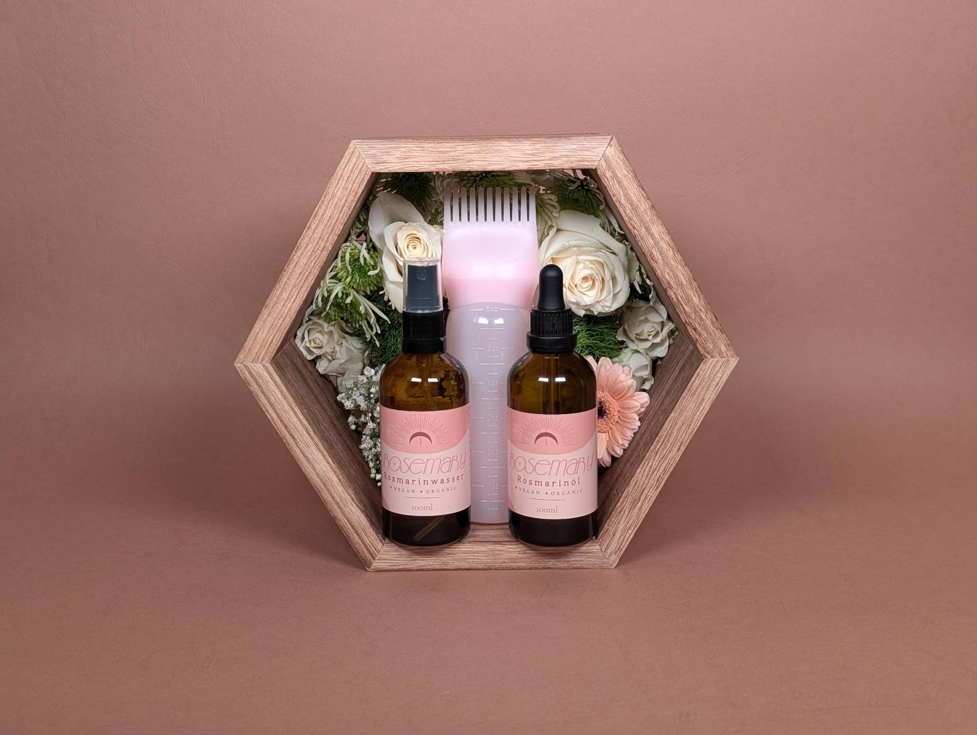 Rosmarinwasser, Rosmarinöl | 100Ml & Haarwurzelkamm, Kopfhautpflege, Haarpflege - Kopfhaut Bundle Rosmarinwasser, Rosmarinöl | 100Ml & Haarwurzelkamm, Kopfhautpflege, Haarpflege - Kopfhaut Bundle von ByLiloandSary
