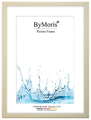 ByMoris Bilderrahmen nach Maß 10 x 15 cm in Ahorn mit Antireflex-Acrylglas, Poster Puzzle Portrait Foto Holz Rahmen von ByMoris