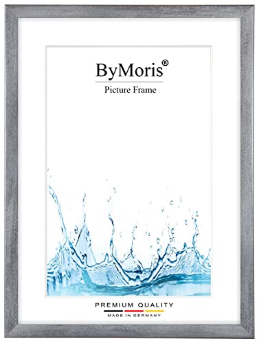 ByMoris Bilderrahmen nach Maß 41 x 54 cm in Grau gewischt mit Antireflex-Acrylglas, Poster Puzzle Portrait Foto Holz Rahmen ByMoris Bilderrahmen nach Maß 41 x 54 cm in Grau gewischt mit Antireflex-Acrylglas, Poster Puzzle Portrait Foto Holz Rahmen von ByMoris
