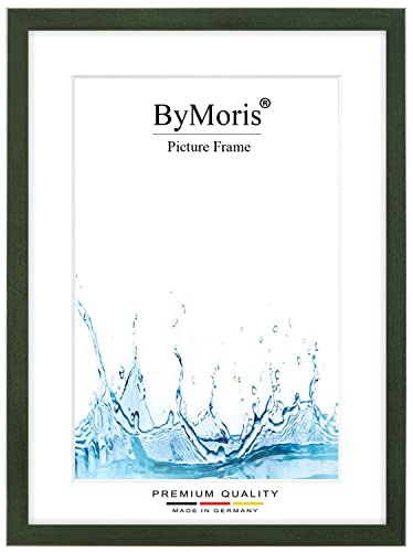 ByMoris Bilderrahmen nach Maß 50 x 70 cm in Grün gewischt mit Antireflex-Acrylglas, Poster Puzzle Portrait Foto Holz Rahmen ByMoris Bilderrahmen nach Maß 50 x 70 cm in Grün gewischt mit Antireflex-Acrylglas, Poster Puzzle Portrait Foto Holz Rahmen von ByMoris