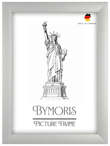 ByMoris Silber-Matt Holz Bilderrahmen 40 x 120 cm Bildmaß | Größen wählbar | Posterrahmen, Fotorahmen, Puzzle Rahmen, Maßanfertigung | Für Fotos, Collagen ByMoris Silber-Matt Holz Bilderrahmen 40 x 120 cm Bildmaß | Größen wählbar | Posterrahmen, Fotorahmen, Puzzle Rahmen, Maßanfertigung | Für Fotos, Collagen von ByMoris