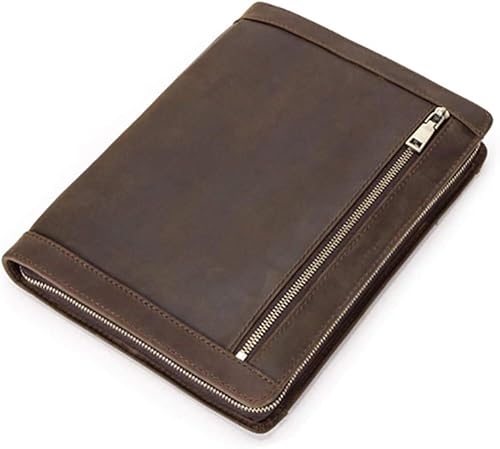 ByNGSDCC Portfolio-Ordner Konferenzmappe A4 Leder Business Office Notebook Aktentasche Ordner for Büroarbeiten ByNGSDCC Portfolio-Ordner Konferenzmappe A4 Leder Business Office Notebook Aktentasche Ordner for Büroarbeiten von ByNGSDCC